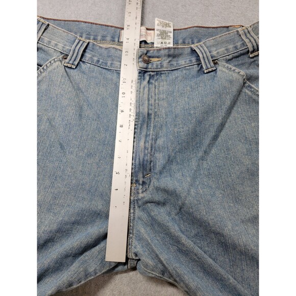 Vintage Levis Carpenter Denim Shorts 38x11 Baggy Loose Relaxed Cotton High Rise - Picture 7 of 15